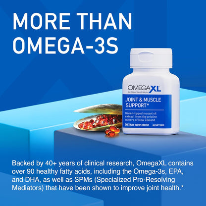 Omega XL Joint Supplement | Green-Lipped Mussel Extract | 300 Capsules