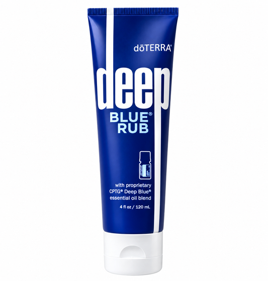 doTERRA Deep Blue Rub 4 fl oz / 120 mL – Soothing Essential Oil Blend Topical Rub