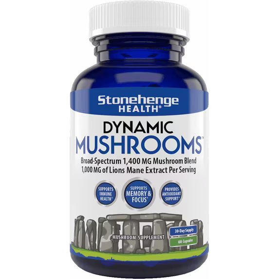 Stonehenge Health Dynamic Mushroom Complex - 60 Veggie Capsules