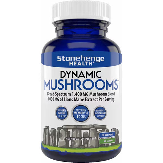 Stonehenge Health Dynamic Mushroom Complex - 60 Veggie Capsules