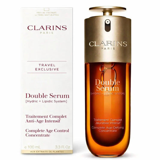 Clarins Double Serum Complete Age Control Concentrate - 3.3 oz / 100 ml - Brand New