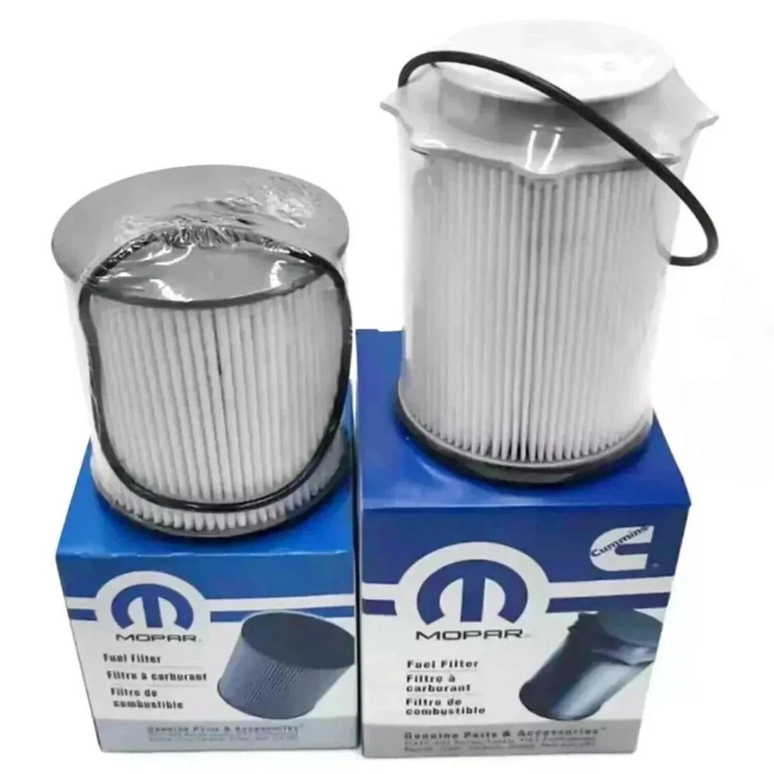 Genuine OEM Mopar Diesel Fuel Filter Set - Ram 2500 3500 4500 (68436631AA / 68157291AA)