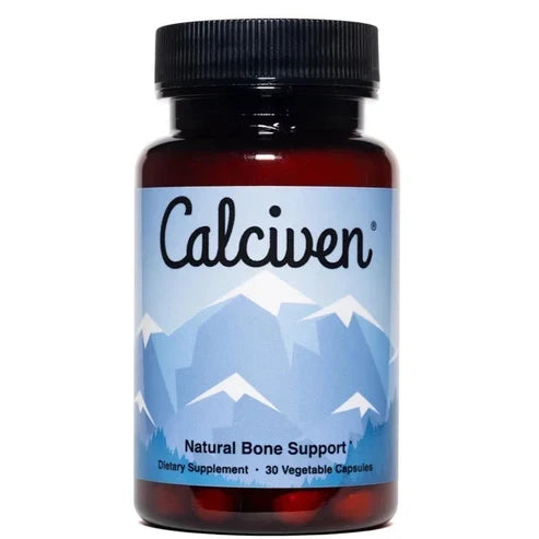 Calciven Natural Bone Support Supplement | Non-GMO & Gluten-Free - 30 Capsules