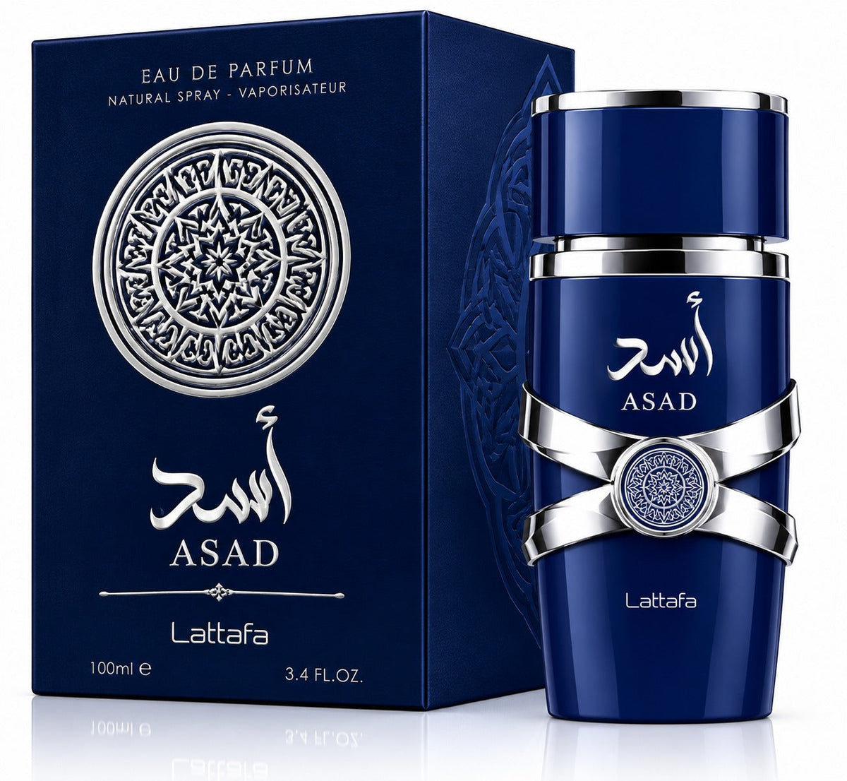 Lattafa Asad Zanzibar Eau De Parfum – 100ml (3.4 fl. oz.) Long-Lasting Fresh Spicy Fragrance For Men