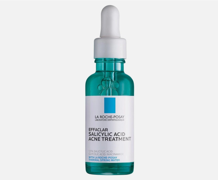 La Roche-Posay Effaclar Salicylic Acid Acne Treatment Serum – 30ml (1.0 fl. oz.) Daily Clarifying Exfoliator